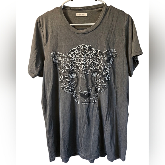 Lauren Moshi Heart Leopard tee - Picture 4 of 9